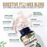 Health Nutrition Naturals Probiotic Capsules with a measuring spoon