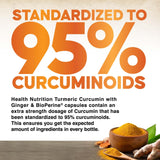 Health Nutrition Naturals Turmeric Curcumin Complex 2200mg ingredients list