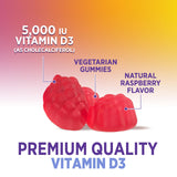 Health Nutrition Naturals Vitamin D3 Gummies in a bowl