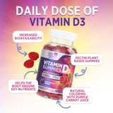 Health Nutrition Naturals Vitamin D3 Gummies nutritional information