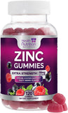 Health Nutrition Naturals Zinc Gummies front view with berry flavour