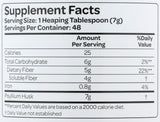 Health Plus Colon Cleanse Psyllium 12 OZ back view