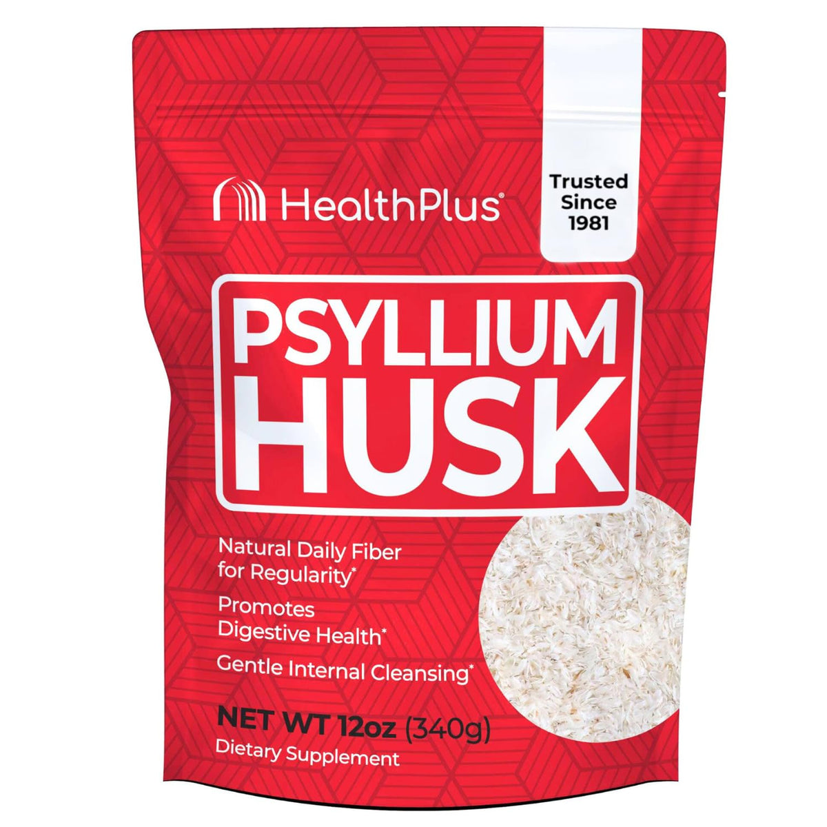 Health Plus Psyllium Husk 272g front view packaging