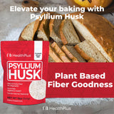 Health Plus Psyllium Husk 272g on a kitchen countertop