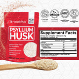 Health Plus Psyllium Husk Fiber Supplement packaging