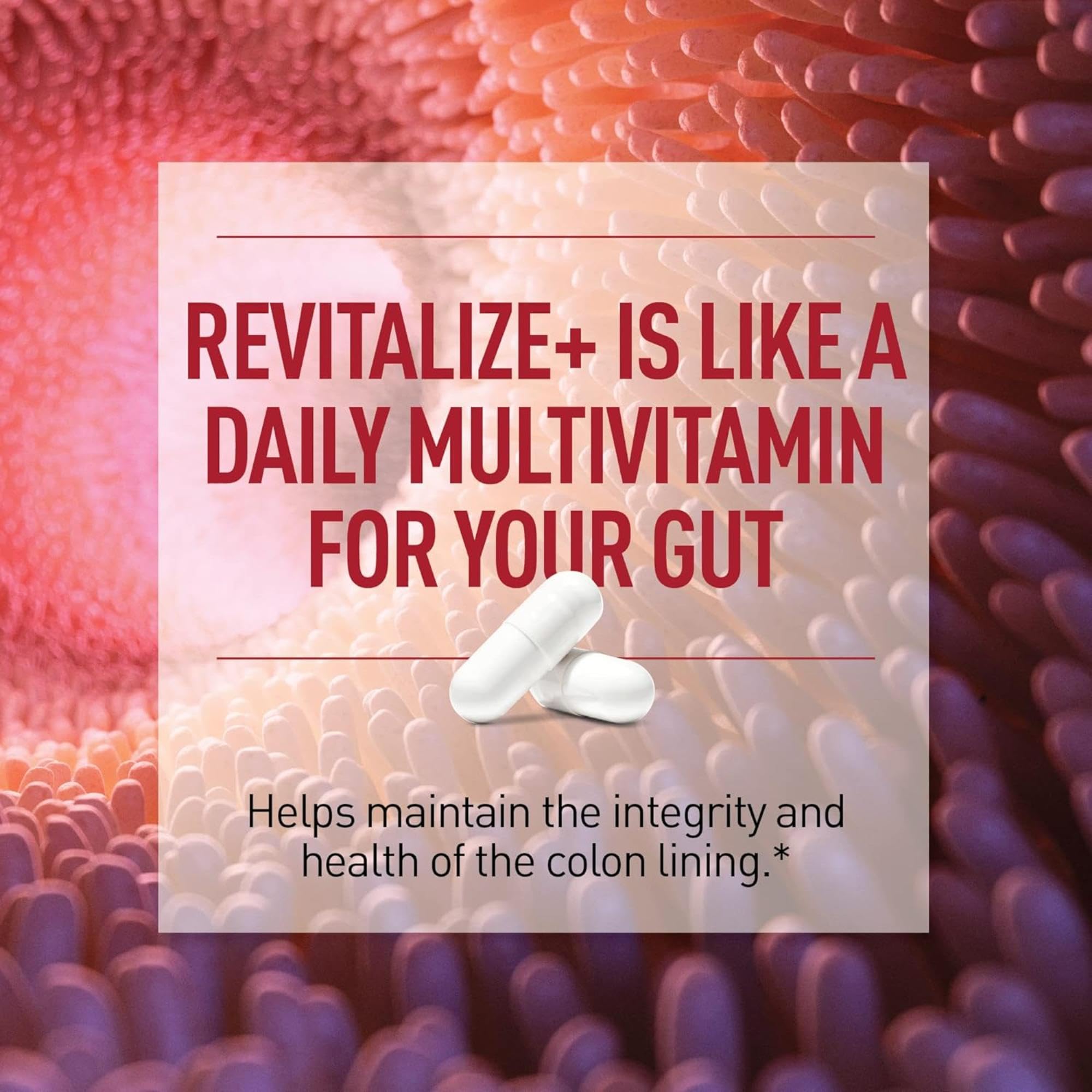 Health Plus Revitalize+ Advanced a daily routine Supplements capsule size comparison