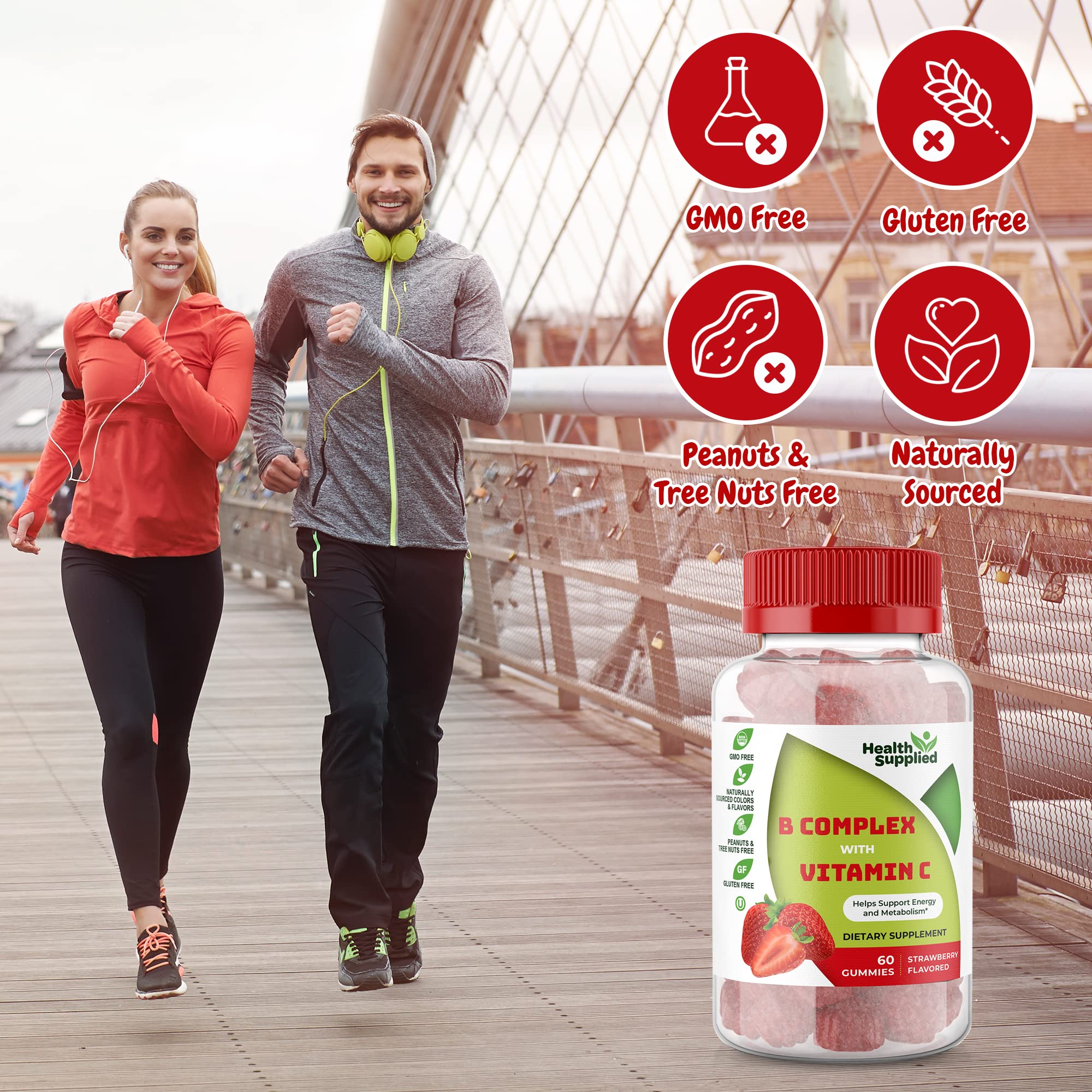 Health Supplied B-Complex Vitamin Supplement packaging