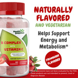 Health Supplied B-Complex Vitamin Supplement side view