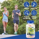 Health Supplied Calcium Gummies bottle side view
