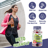 Health Supplied Prebiotic Fiber Gummies in a bowl