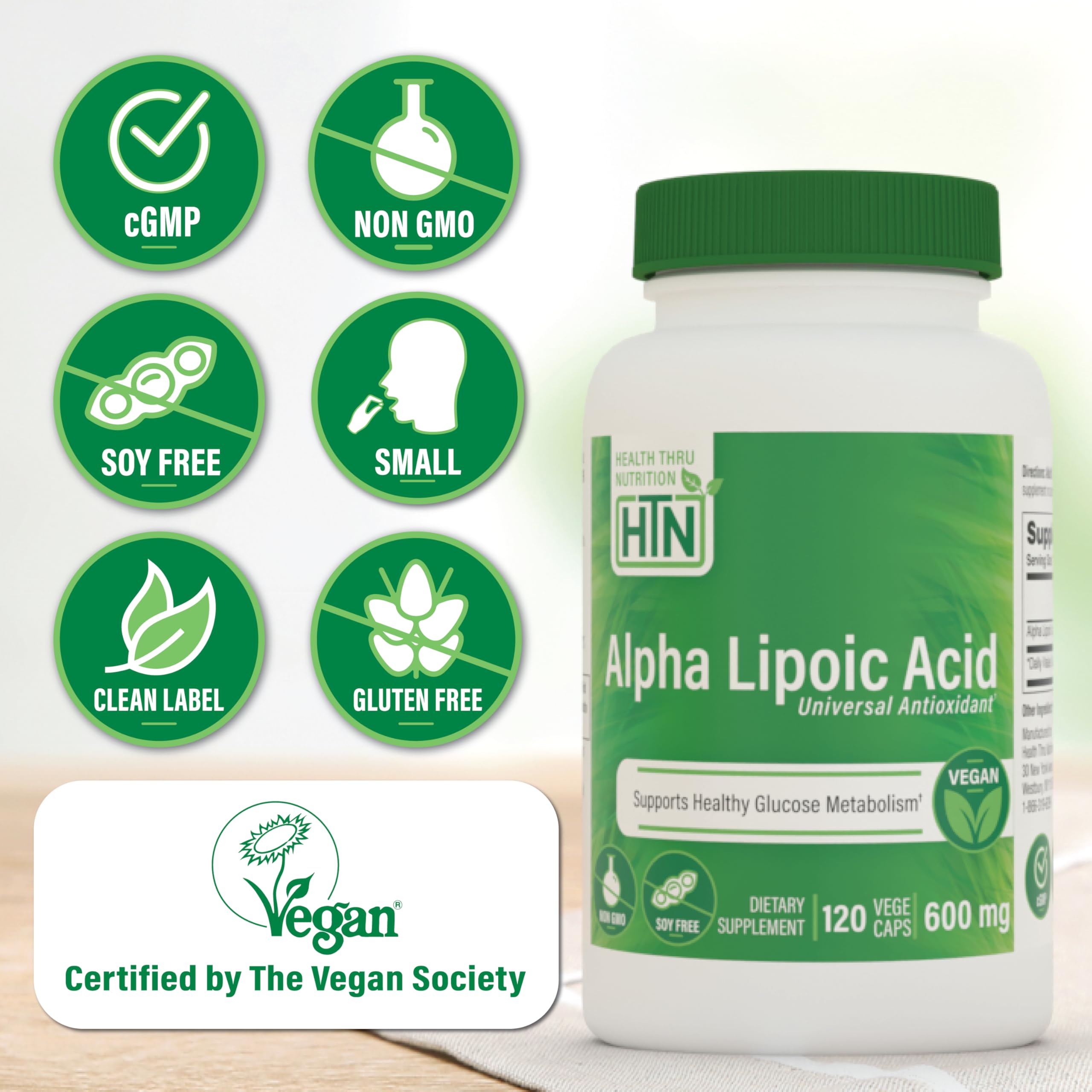 Health Thru Nutrition Alpha Lipoic Acid packaging