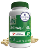 Health Thru Nutrition Ashwagandha KSM-66 500mg capsules front view