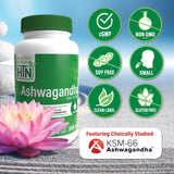 Health Thru Nutrition Ashwagandha KSM-66 500mg capsules packaging