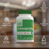 Health Thru Nutrition Ashwagandha KSM-66 500mg capsules with measuring spoon