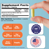 Health Thru Nutrition Berberine Capsules back view showing ingredients