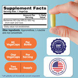 Health Thru Nutrition Berberine HCI 500mg Capsules side view