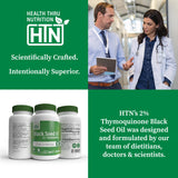 Health Thru Nutrition Black Seed Oil Softgels 500mg close-up of softgel