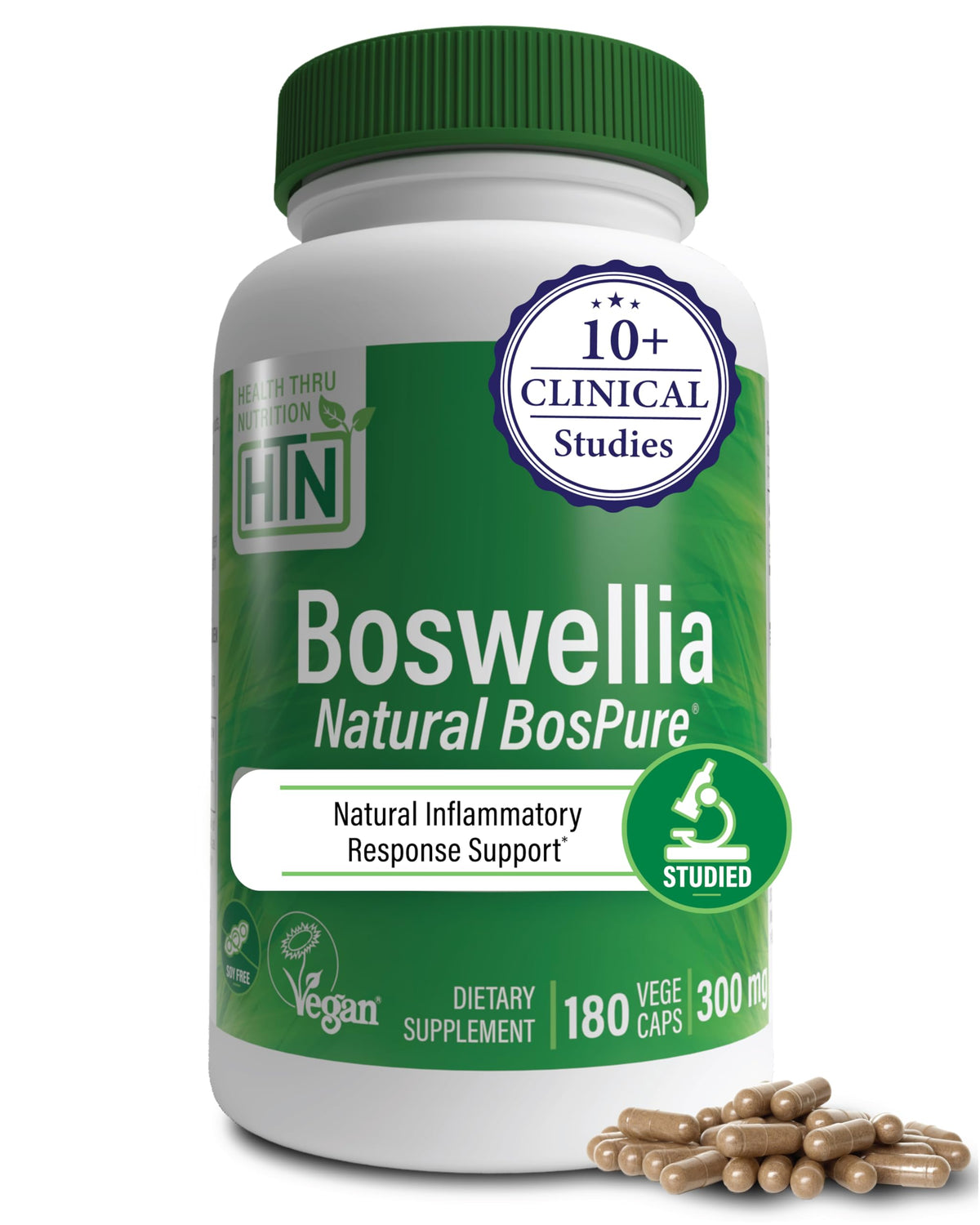 Health Thru Nutrition Boswellia Serrata 300mg Capsules front view