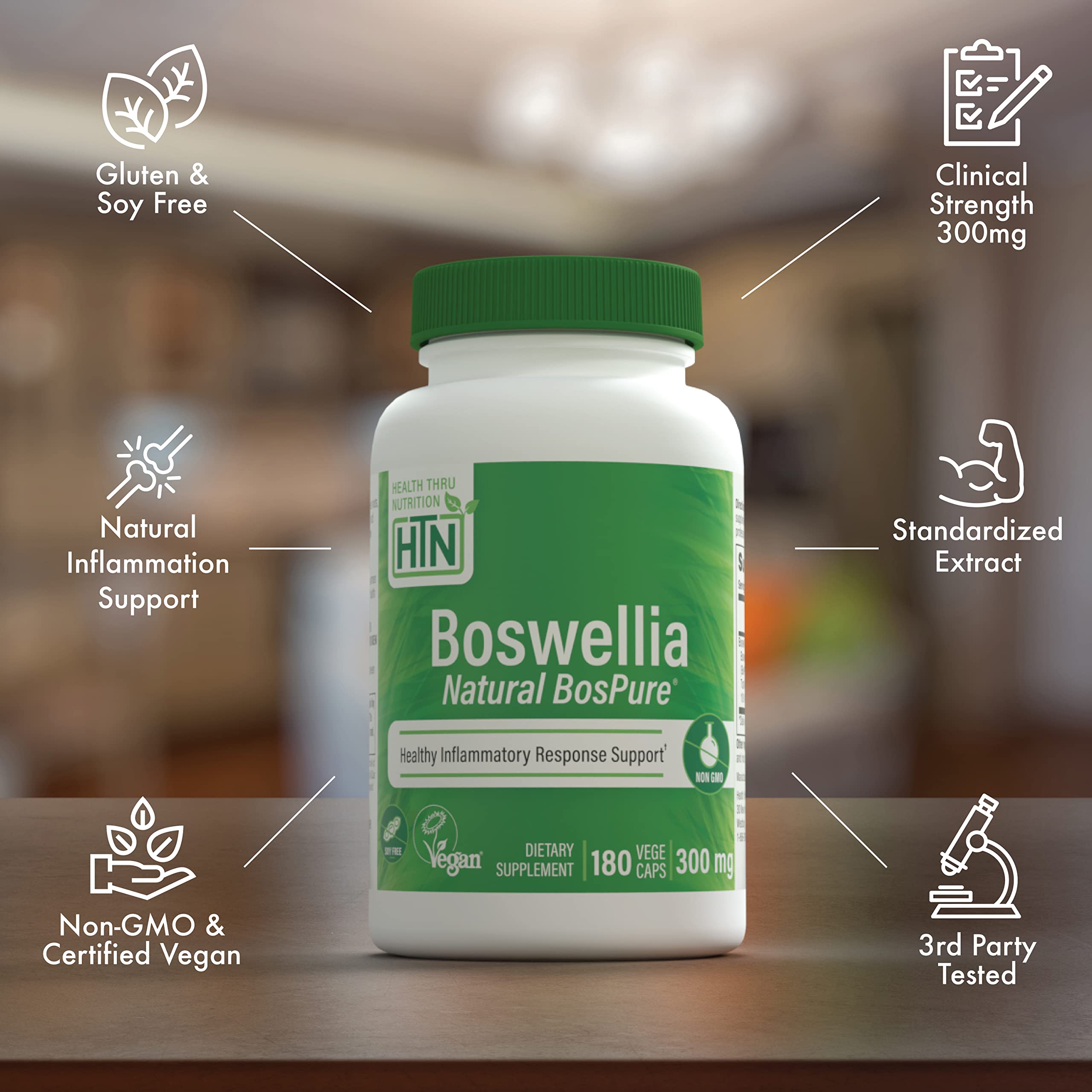 Health Thru Nutrition Boswellia Serrata 300mg Capsules ingredients list