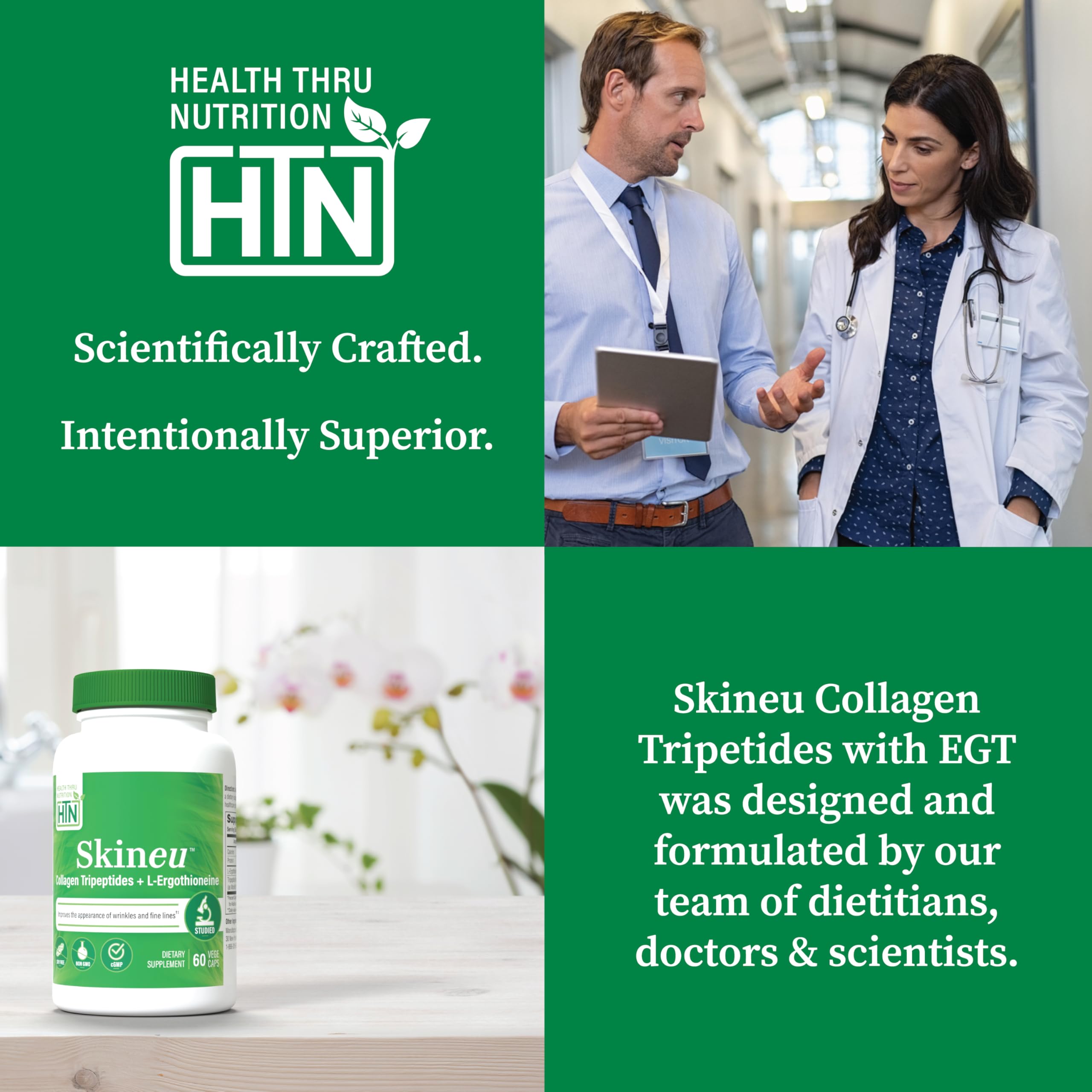Health Thru Nutrition Collagen Supplement 1000mg capsules