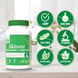 Health Thru Nutrition Collagen Supplement 1000mg with measuring spoon