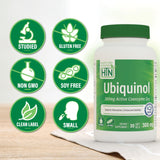 Health Thru Nutrition CoQ10 60g Kaneka Ubiquinol capsules packaging