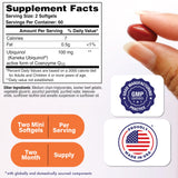 Health Thru Nutrition CoQ10 Kaneka Ubiquinol 30 softgels side view