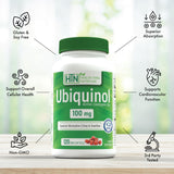 Health Thru Nutrition CoQ10 Kaneka Ubiquinol softgel close-up