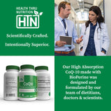 Health Thru Nutrition CoQ10 Softgels close-up of softgel
