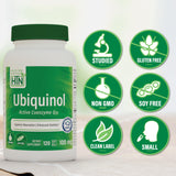 Health Thru Nutrition CoQ10 Ubiquinol capsules packaging