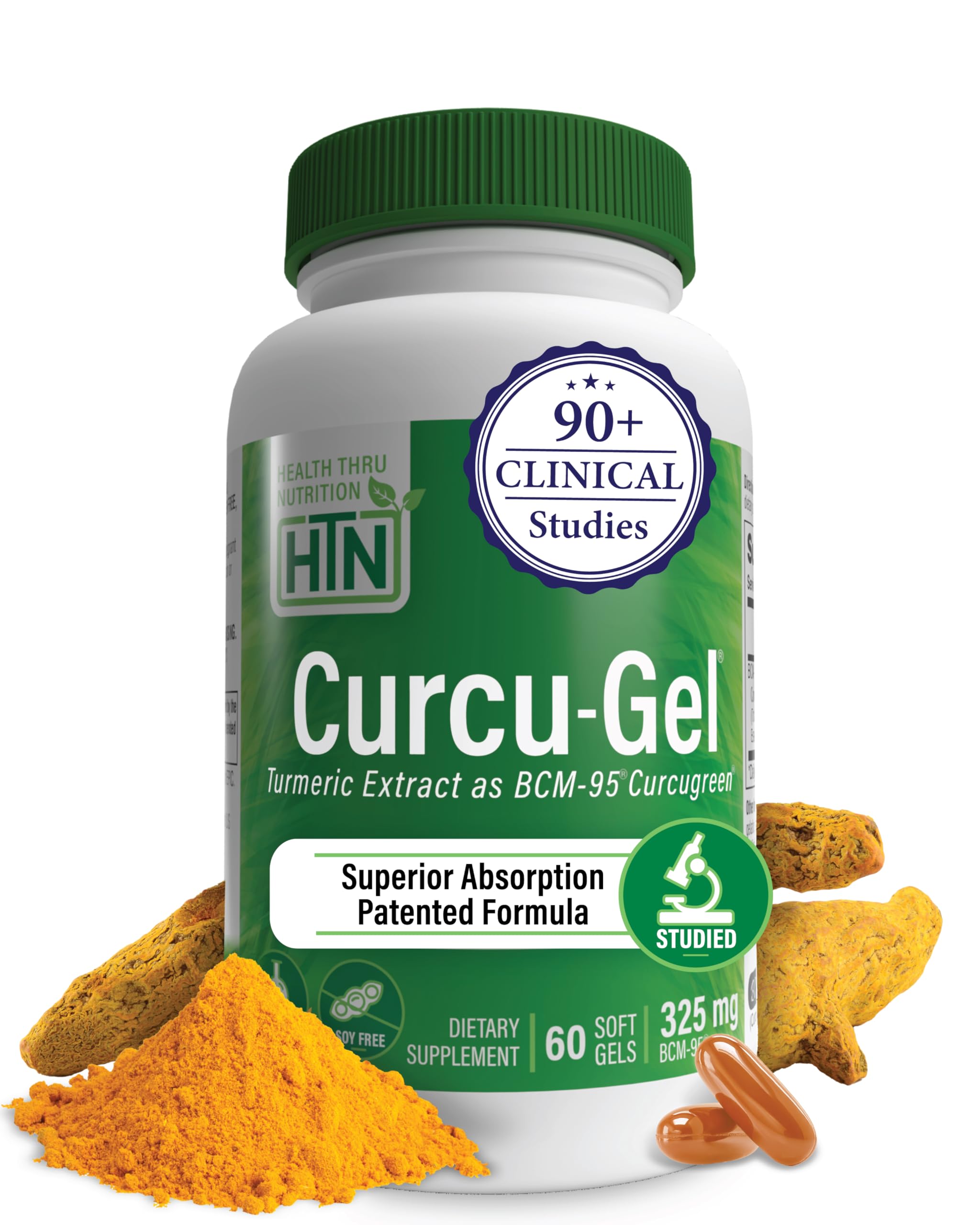 Health Thru Nutrition Curcumin BCM-95 82g front view