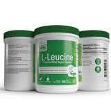 Health Thru Nutrition L-Leucine BCAA Powder 318g mixed in a shake