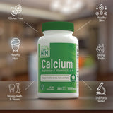 Health Thru Nutrition Liquid Calcium 1000mg softgel with measuring spoon