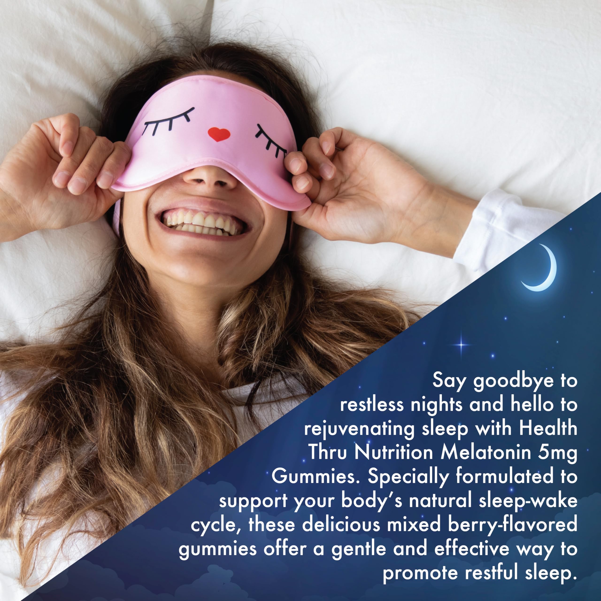 Health Thru Nutrition Melatonin Gummies with fresh berries