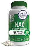 Health Thru Nutrition N-Acetyl Cysteine 600mg capsule front view