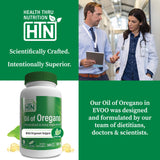 Health Thru Nutrition Oil of Oregano 150mg ingredients list