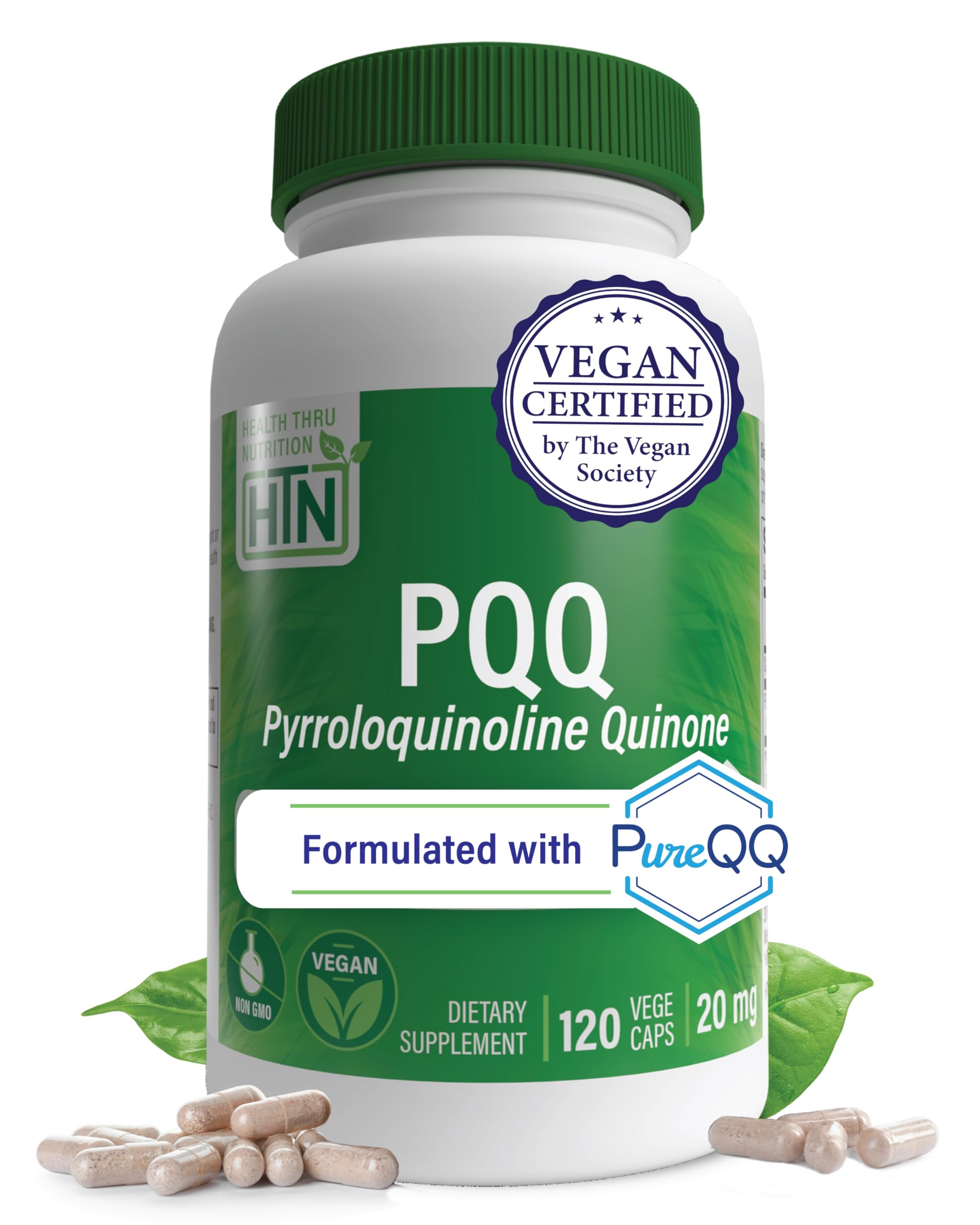 Health Thru Nutrition PQQ PureQQ supplement front view