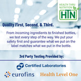Health Thru Nutrition PureQQ PQQ Supplement packaging display