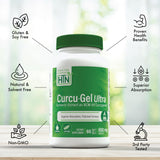 Health Thru Nutrition Turmeric Curcumin BCM-95 650mg supplement capsules
