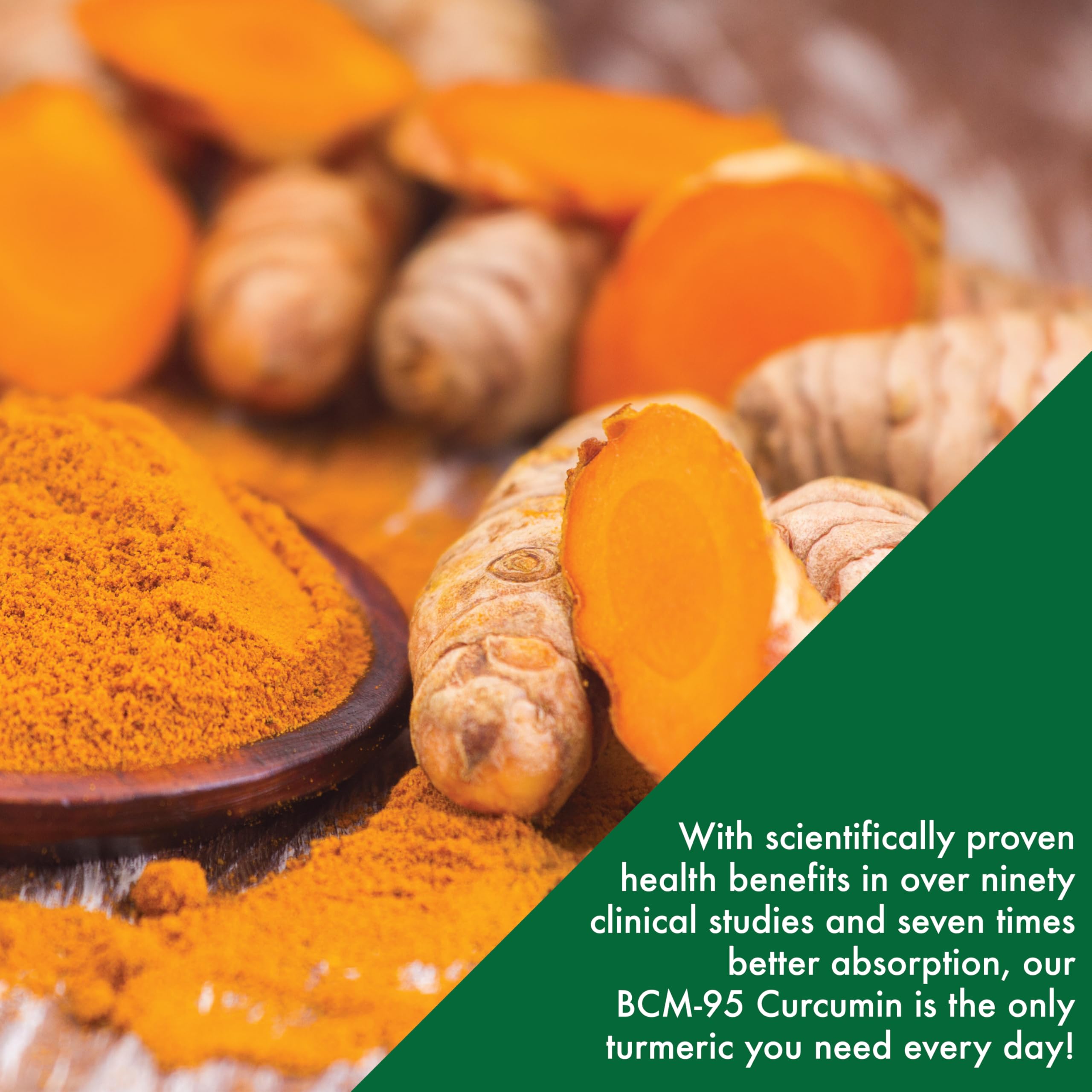Health Thru Nutrition Turmeric Curcumin Supplement in hand
