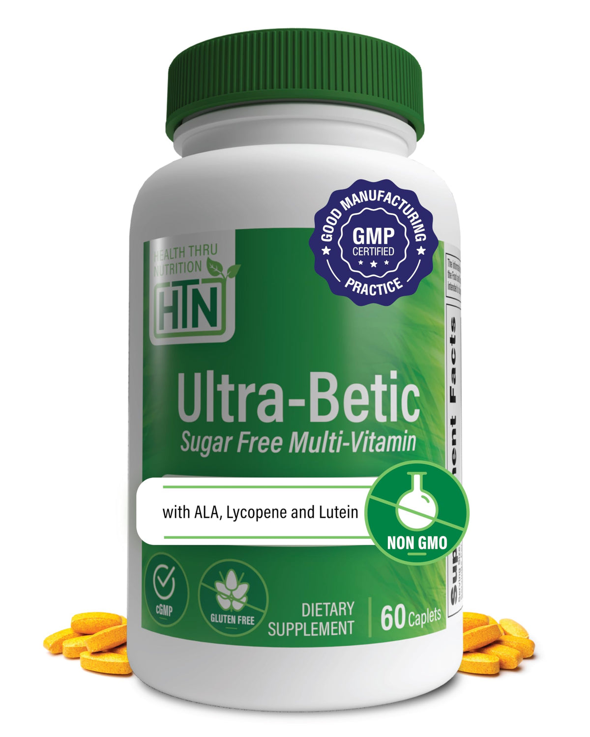 Health Thru Nutrition Ultra-Betic Multivitamin bottle front view