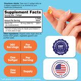 Health Thru Nutrition Vitamin D3 softgel bottle with label