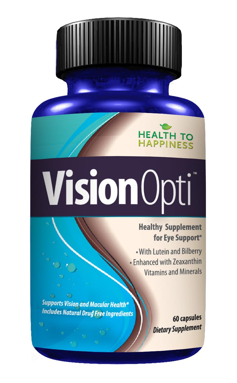 Health to Happiness Lutein Capsules front view with packaging