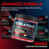 Health4All Creatine Gummies bottle with 120 count