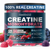 Health4All Creatine Monohydrate Gummies front view with packaging