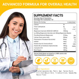 Health4All Magnesium Gummies 1000mg back view with nutritional information