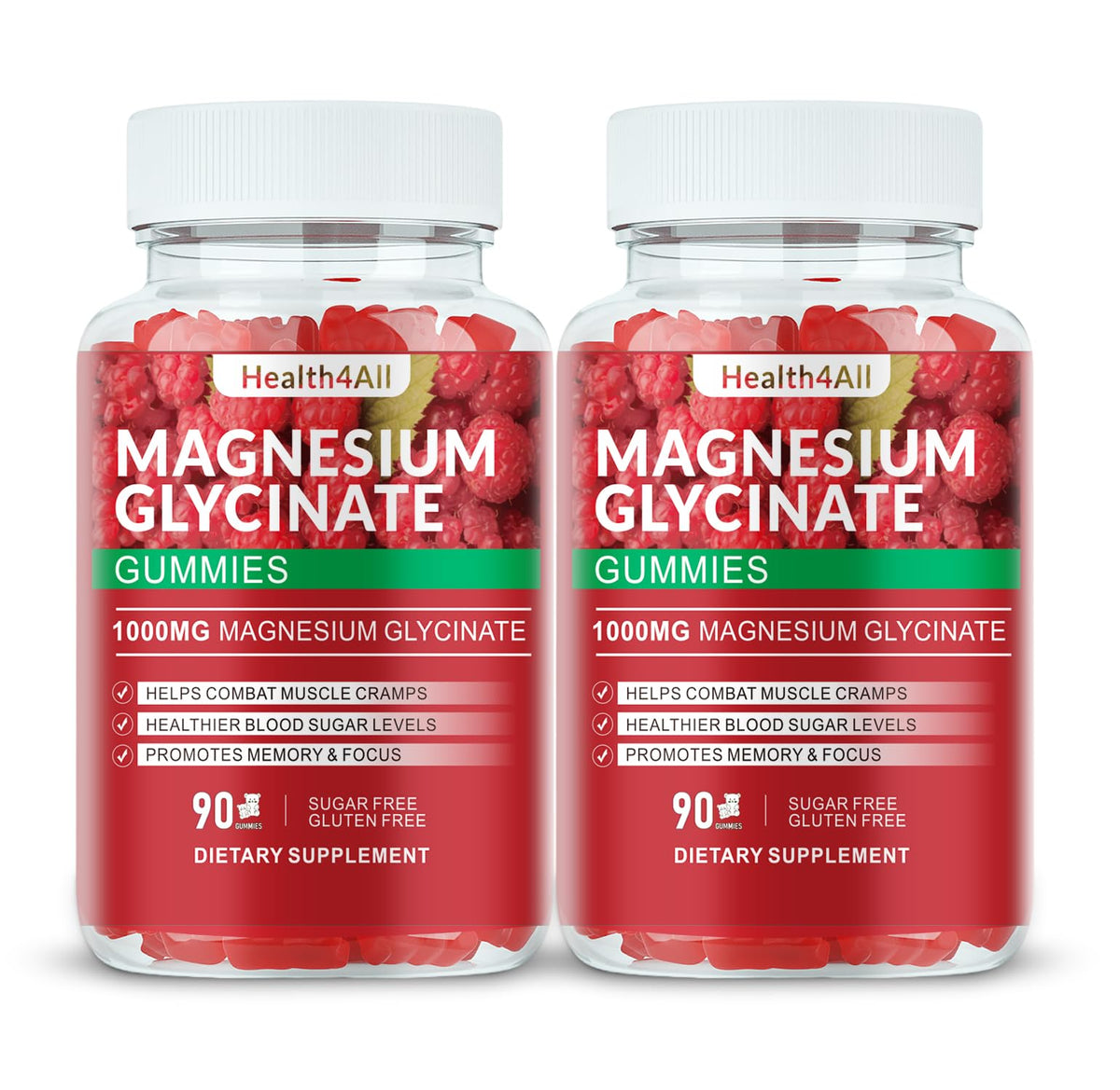 Health4All Magnesium Gummies 1000mg front view
