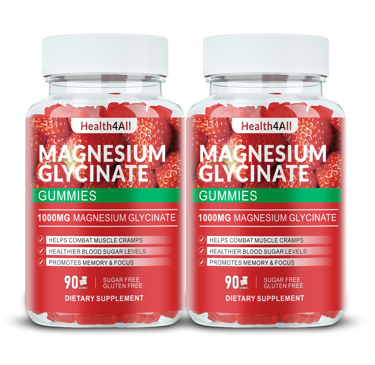 Health4All Magnesium Gummies 1000mg front view