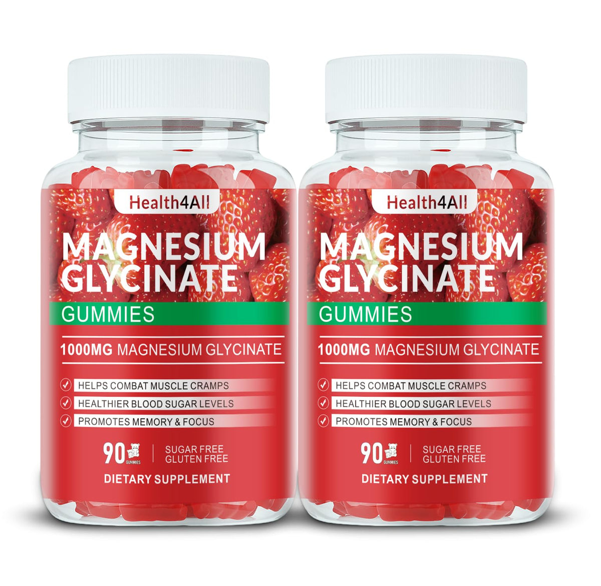 Health4All Magnesium Gummies 1000mg front view