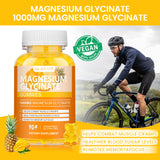 Health4All Magnesium Gummies 1000mg showing natural mango pineapple flavour